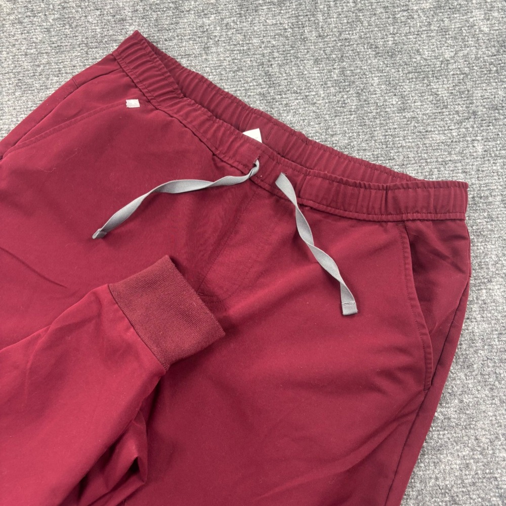 FIGS Zamunda Jogger Pants XL Burgundy Maroon Scrub Bottoms‎ Women's
